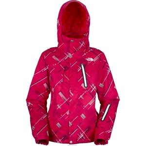 The North Face Scary Cherry Recco Avalanche Technology Ski Snowboard Jacket S